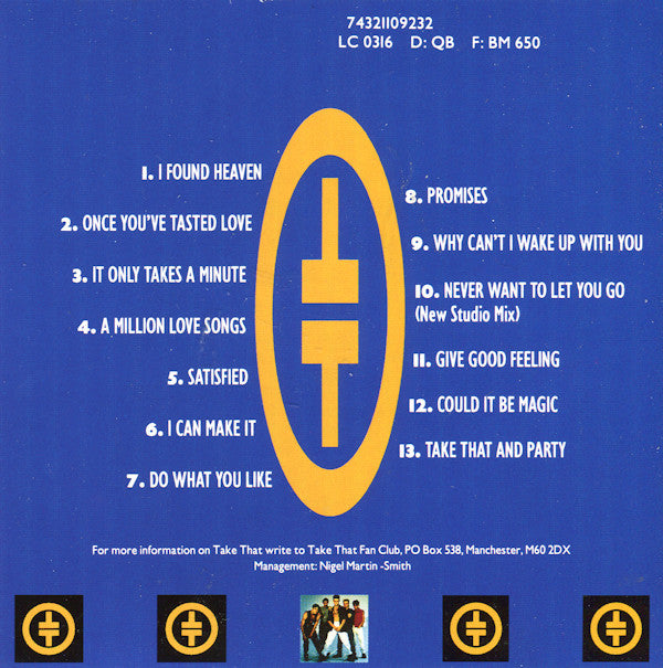 Take That : Take That & Party (CD, Album)