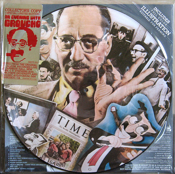 Groucho Marx : An Evening With Groucho (LP, Comp, Ltd, Num, Pic)