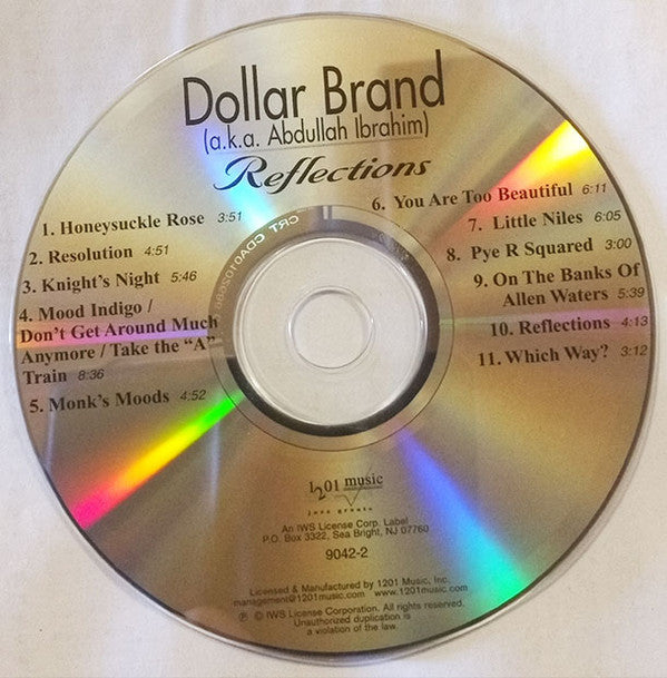 Dollar Brand : Reflections (CD, Album, RE, RM)