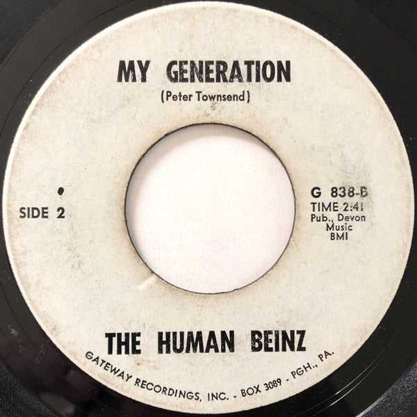 The Human Beinz : Pied Piper (7", Single, Promo)