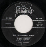 Gogi Grant : The Wayward Wind / No More Than Forever (7")