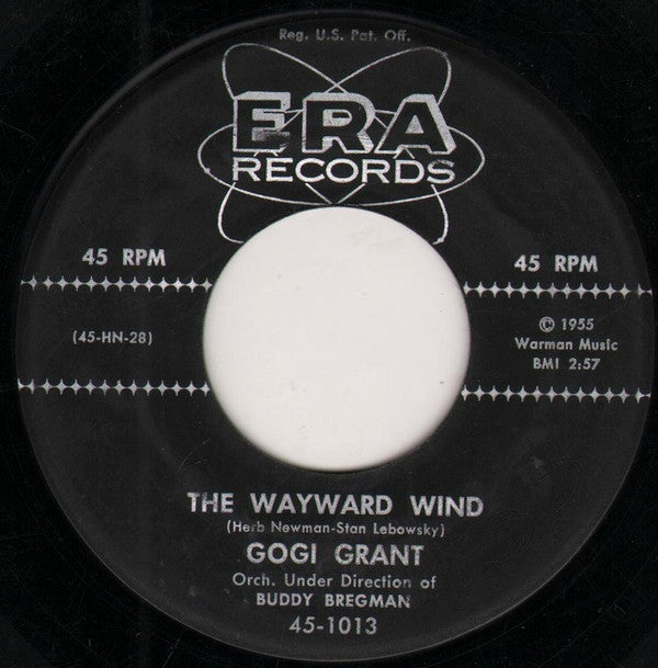 Gogi Grant : The Wayward Wind / No More Than Forever (7")