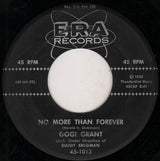 Gogi Grant : The Wayward Wind / No More Than Forever (7")