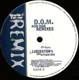 D.O.M. : Acid War (Remixes) (12")