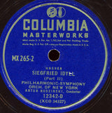 Richard Wagner, Philharmonic-Symphony Orchestra Of New York, Artur Rodzinski : Siegfried Idyll (2xShellac, 12", Album)