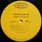 The Dave Clark Five : Coast To Coast (LP, Album, Mono, Ter)