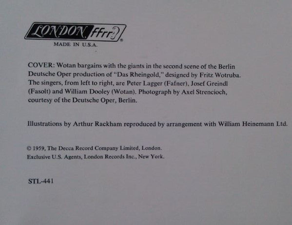 Richard Wagner : The Ring Of The Nibelung: An Introduction To The Operas, And Das Rheingold (6xLP, Album, Boo + Box, Comp)