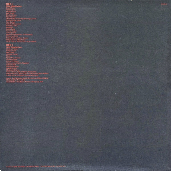 Mike Oldfield : Tubular Bells (LP, Album, Pic, RE)