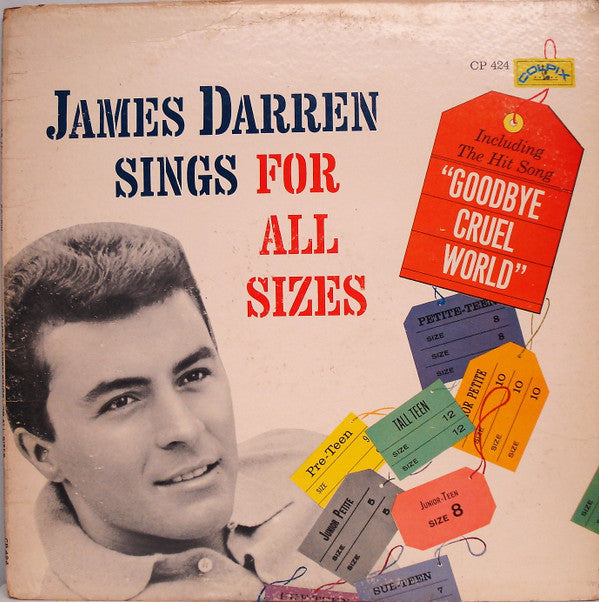 James Darren : Sings For All Sizes (LP, Album, Mono, Abb)