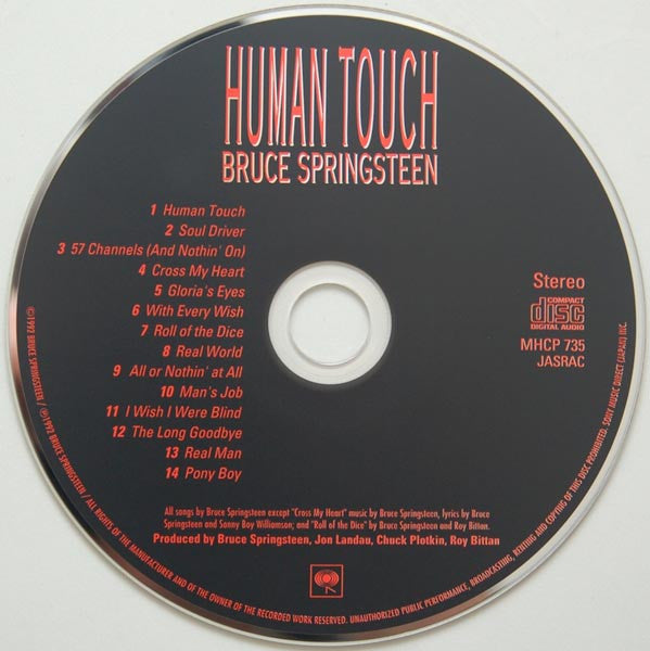Bruce Springsteen : Human Touch (CD, Album, Ltd, RE, RM, Pap)