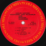 Carlos Santana & John McLaughlin : Love Devotion Surrender (LP, Album, Pit)
