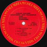 Carlos Santana & John McLaughlin : Love Devotion Surrender (LP, Album, Pit)