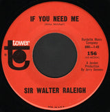 Sir Raleigh & The Cupons : Tell Her Tonight / If You Need Me (7", Single)