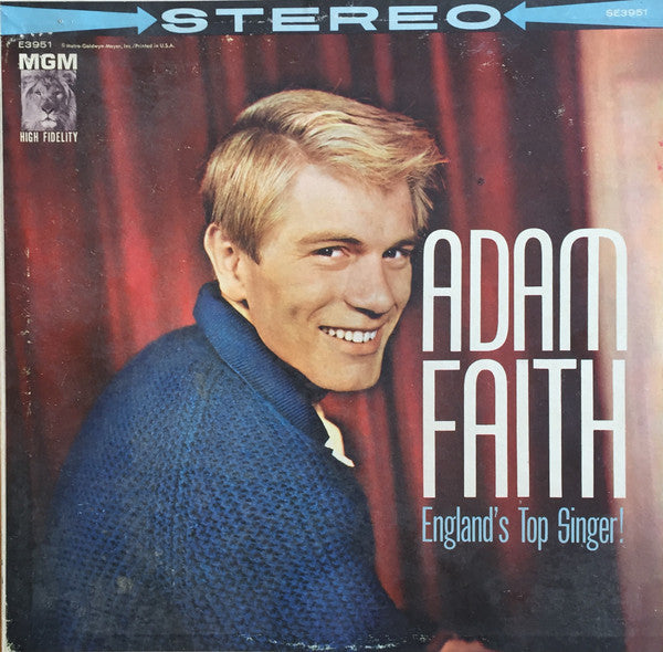 Adam Faith : Adam (LP, Album, Mono)
