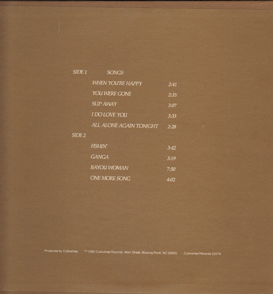 Cullowhee : One More Song (LP, Album)