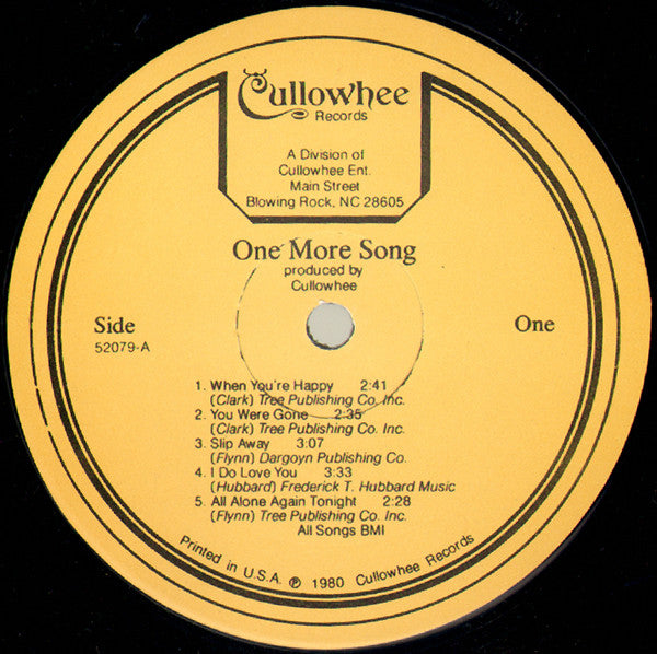 Cullowhee : One More Song (LP, Album)
