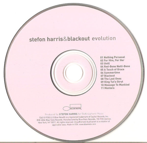 Stefon Harris & Blackout : Evolution (CD, Album)