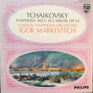 Pyotr Ilyich Tchaikovsky - London Symphony Orchestra, Igor Markevitch : Symphony No. 5 (LP, Album)