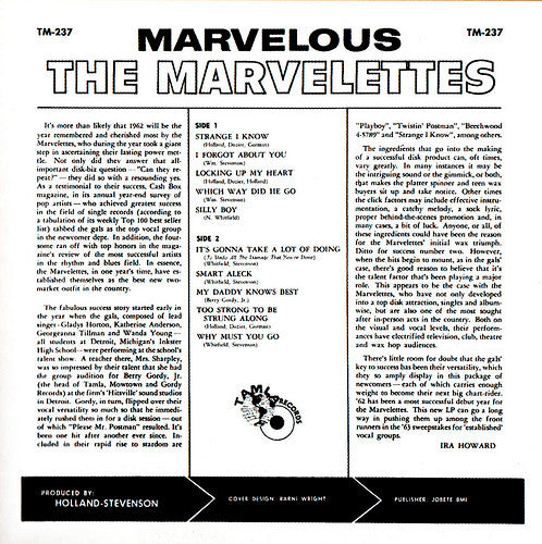 The Marvelettes : The Marvelous Marvelettes (LP, Mono)