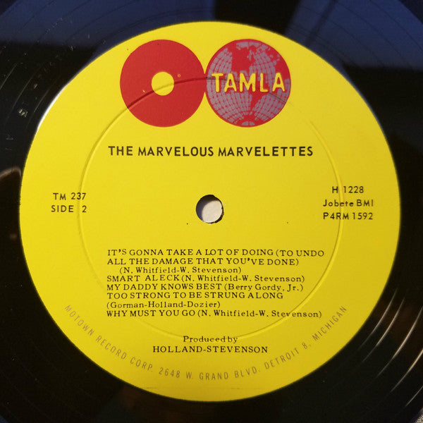 The Marvelettes : The Marvelous Marvelettes (LP, Mono)