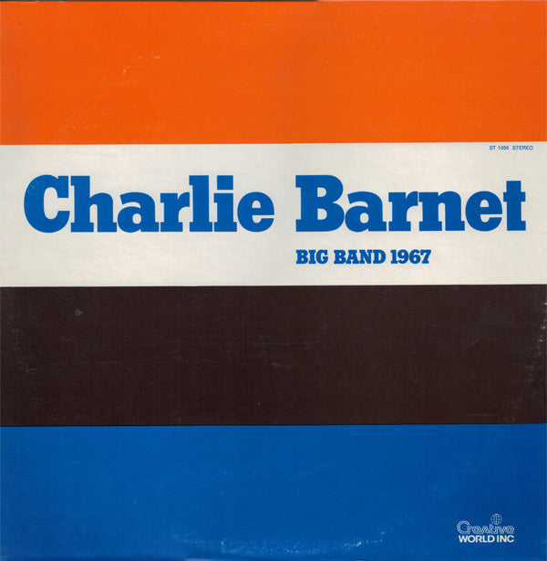 Charlie Barnet* : Big Band 1967 (LP, Album, RE)