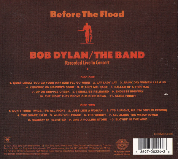 Bob Dylan / The Band : Before The Flood (2xCD, Album, RE, RM, Dig)