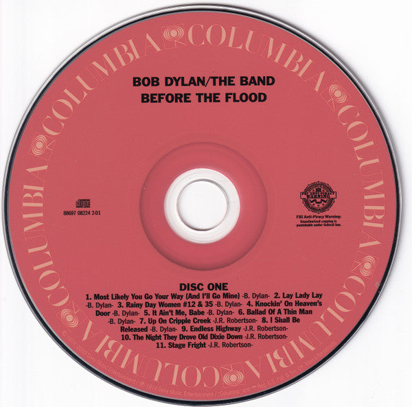 Bob Dylan / The Band : Before The Flood (2xCD, Album, RE, RM, Dig)