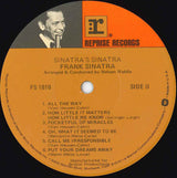 Frank Sinatra : Sinatra's Sinatra (A Collection Of Frank's Favourites) (LP, Album, RE)