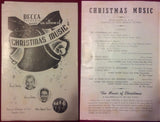 Bing Crosby, Kenny Baker (2), Men About Town : Decca Presents An Album Of Christmas Music (4xShellac, 10", Album, Comp)
