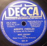 Bing Crosby, Kenny Baker (2), Men About Town : Decca Presents An Album Of Christmas Music (4xShellac, 10", Album, Comp)