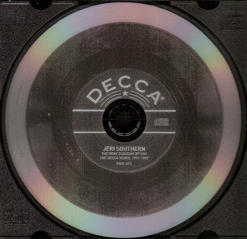 Jeri Southern : The Very Thought Of You - The Decca Years, 1951-1957 (CD, Comp, Mono, RM)