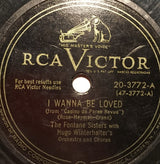 The Fontane Sisters With Hugo Winterhalter's Orchestra And Chorus : I Wanna Be Loved / I Didn't Know What Time It Was (Shellac, 10")