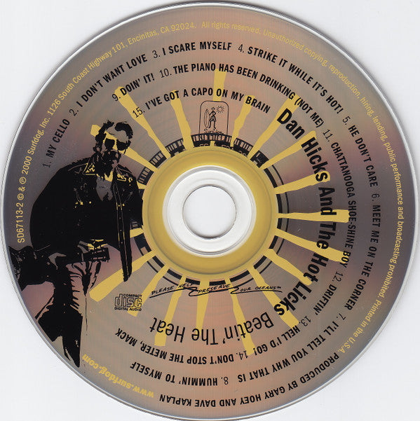 Dan Hicks And His Hot Licks : Beatin' The Heat (CD, Album)