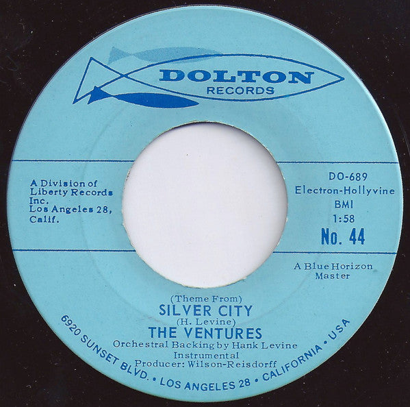 The Ventures : (Theme From) Silver City (7", Single)