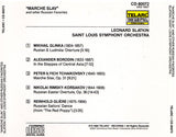 Pyotr Ilyich Tchaikovsky / Mikhail Ivanovich Glinka / Alexander Borodin / Reinhold Glière •  Leonard Slatkin, Saint Louis Symphony Orchestra : "Marche Slav" And Other Russian Favorites (CD, Album, RE)