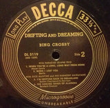 Bing Crosby : Drifting And Dreaming (10", Album)