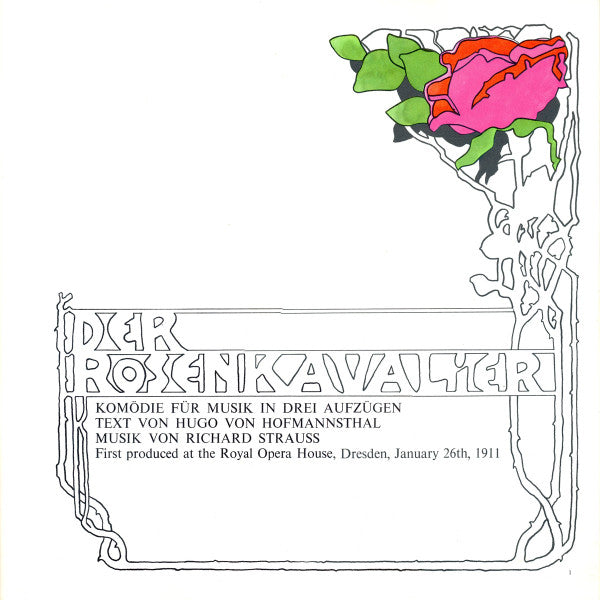 Richard Strauss, Régine Crespin, Yvonne Minton, Manfred Jungwirth, Helen Donath, Wiener Philharmoniker, Georg Solti : Der Rosenkavalier (4xLP, Album + Box, Aut)