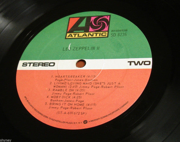 Led Zeppelin : Led Zeppelin II (LP, Album, Club, RE, Gat)