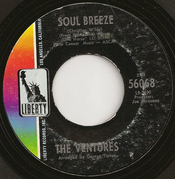 The Ventures : Hawaii Five-O (7", Single, Styrene)