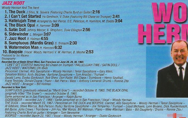 Woody Herman : Jazz Hoot / Woody's Winners (CD, Comp)