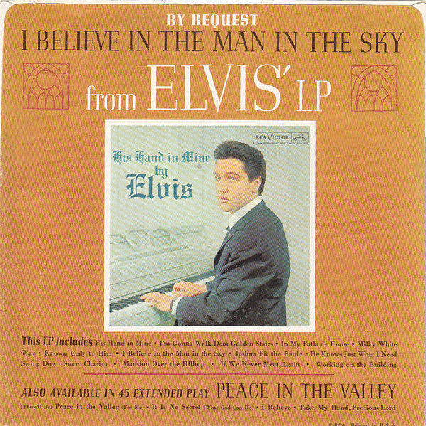 Elvis Presley : Crying In The Chapel (7", Single, Ind)