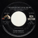 Elvis Presley : Crying In The Chapel (7", Single, Ind)