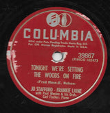 Frankie Laine - Jo Stafford / Jo Stafford - Frankie Laine : Piece A-Puddin' / Tonight We're Setting The Woods On Fire (Shellac, 10", Bri)