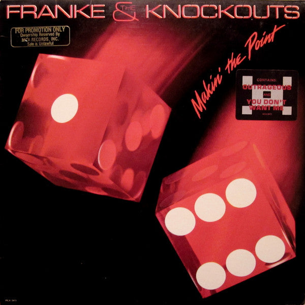 Franke & The Knockouts : Makin' The Point (LP, Album, Pin)