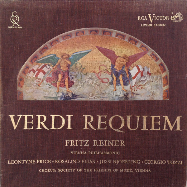 Giuseppe Verdi, Fritz Reiner, Wiener Philharmoniker, Leontyne Price ★ Rosalind Elias ★ Jussi Björling ★ Giorgio Tozzi Chorus: Wiener Singverein : Requiem (2xLP, Album + Box)