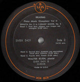 Walter Klien : Brahms Piano Music Volume II (3xLP, Box)