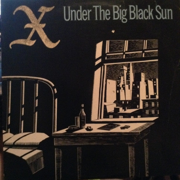 X (5) : Under The Big Black Sun (LP, Album, SRC)
