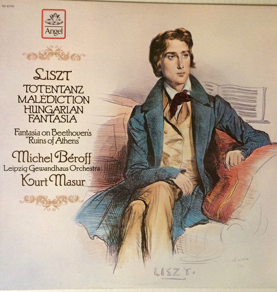Franz Liszt / Gewandhausorchester Leipzig, Kurt Masur, Michel Béroff : Totentanz / Malediction / Hungarian Fantasia (LP)