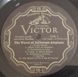 Jefferson Airplane : The Worst Of Jefferson Airplane (LP, Comp, RP, Ind)