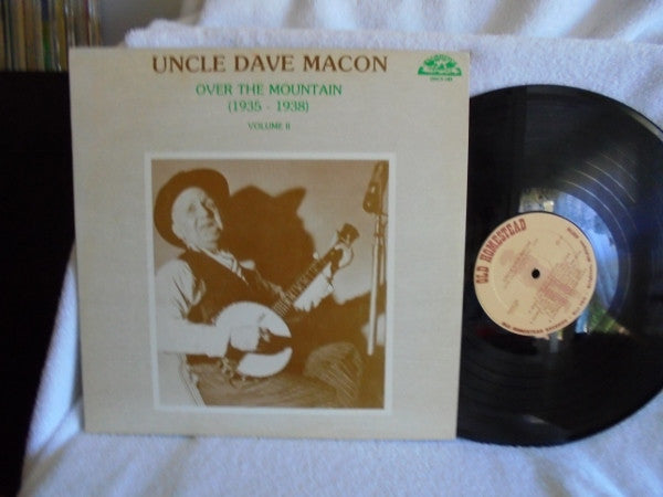 Uncle Dave Macon : Over The Mountain (1935-1938) Volume II (LP, Album, Comp)